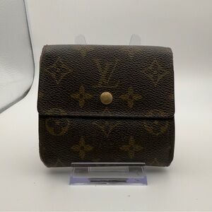 Louis Vuitton Elise Brown Monogram Wallet Tri-Fold | Unisex | Pre-Owned |